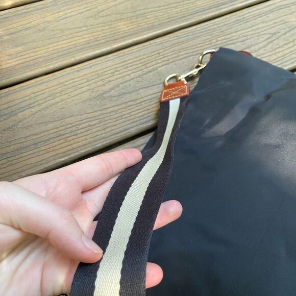 Dooney & Bourke Large Nylon Shoulder Bag Color Black - Picture 9 of 15